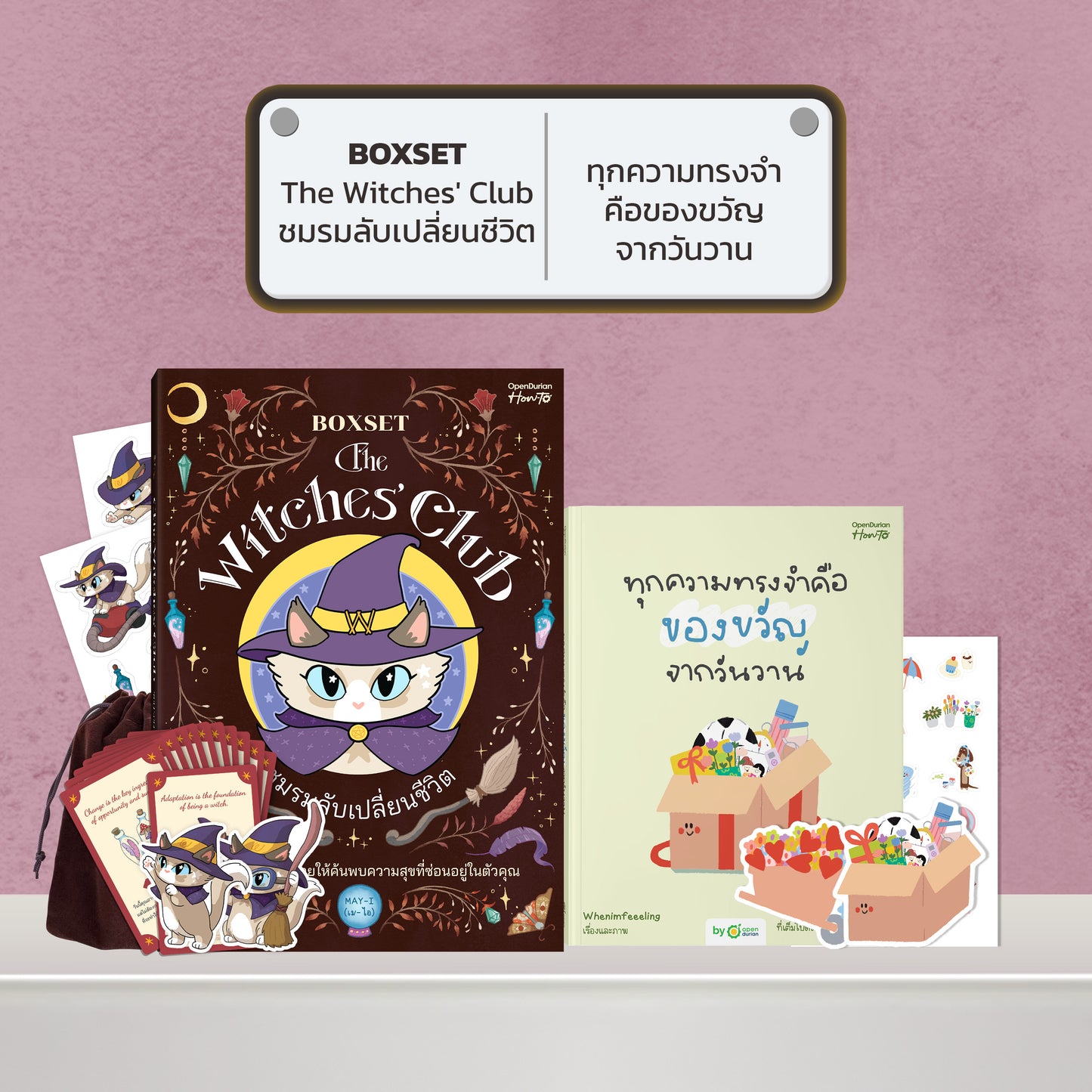 BOXSET หนังสือ The Witches' Club ชมรมลับเปลี่ยนชีวิต │ OpenDurian How to