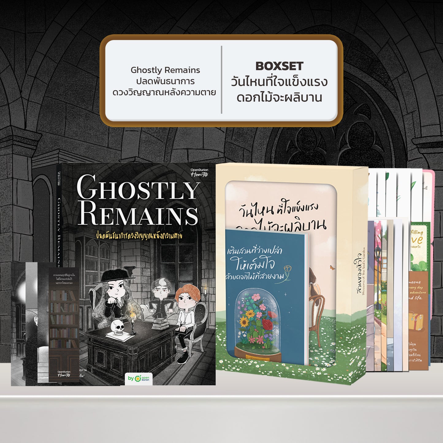 หนังสือ Ghostly Remains ปลดพันธนาการดวงวิญญาณหลังความตาย โดย หมึกซึม │ OpenDurian How to