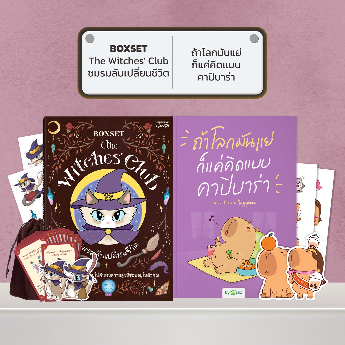 BOXSET หนังสือ The Witches' Club ชมรมลับเปลี่ยนชีวิต │ OpenDurian How to