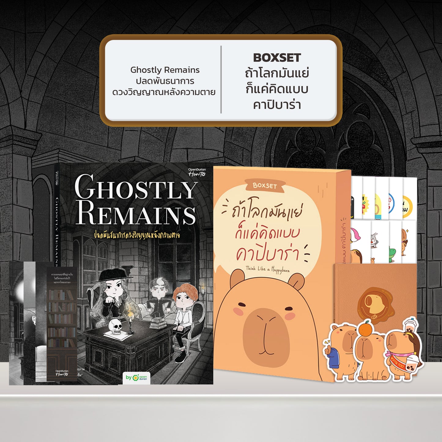หนังสือ Ghostly Remains ปลดพันธนาการดวงวิญญาณหลังความตาย โดย หมึกซึม │ OpenDurian How to
