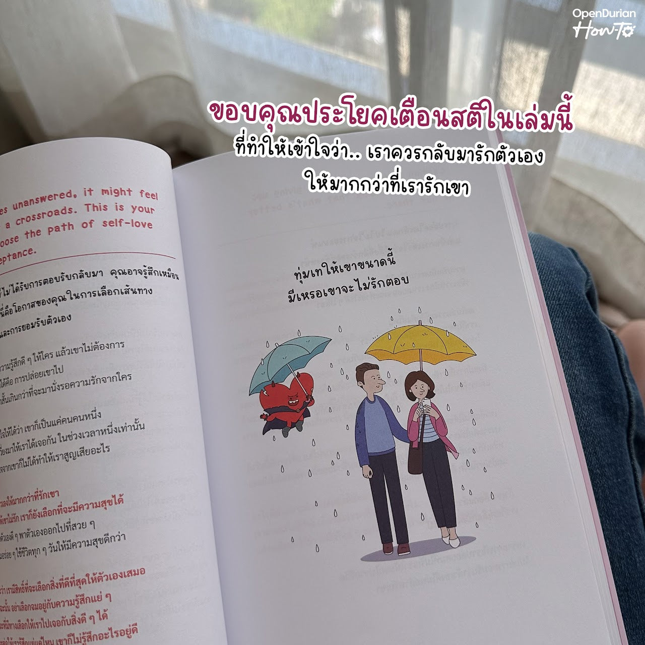 หนังสือ ปีศาจความรักมักเลือกฉันเป็นเหยื่อ HOW TO FIGHT THE LOVE DEMON IN MY HEART I OpenDurian How-to