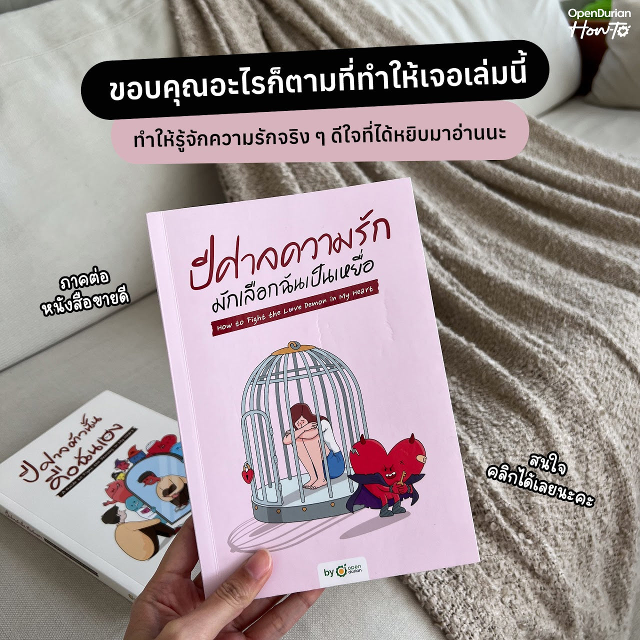 หนังสือ ปีศาจความรักมักเลือกฉันเป็นเหยื่อ HOW TO FIGHT THE LOVE DEMON IN MY HEART I OpenDurian How-to